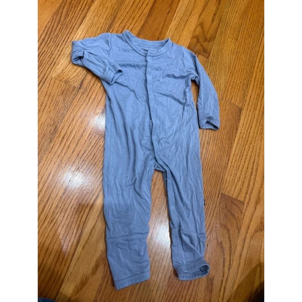 Kyte baby snap sleeper blue/purple 3/6m